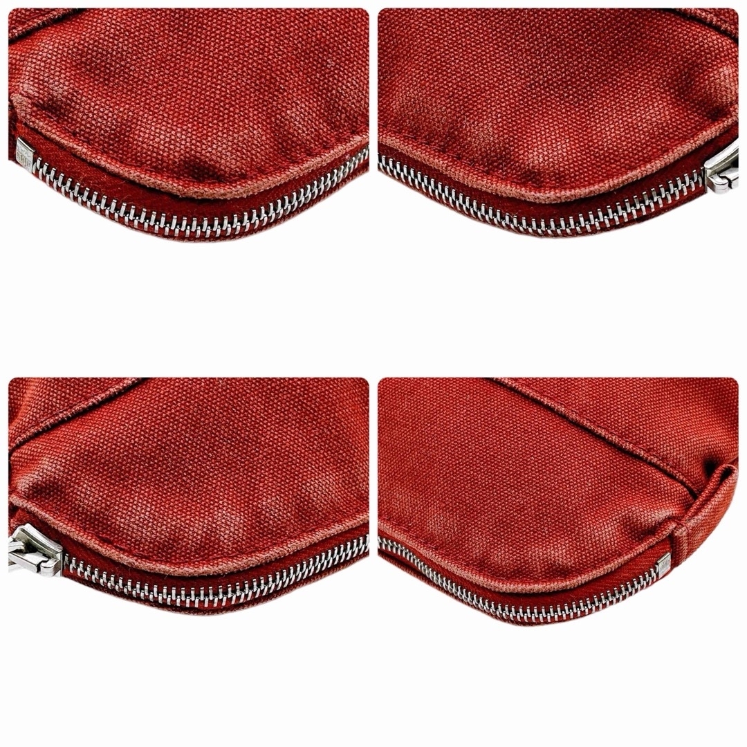良品【エルメス】ボリード ミニ ポーチ レッド-