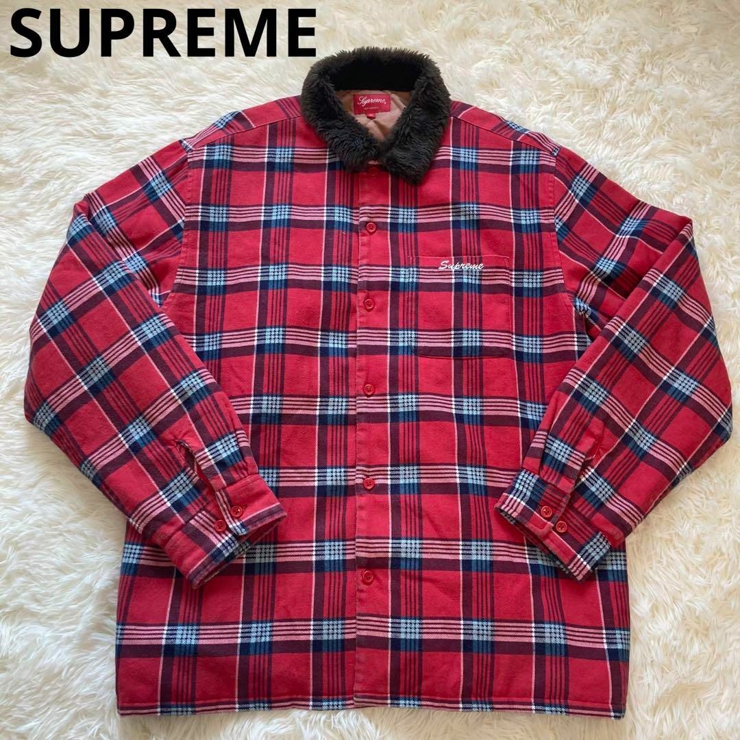 Supreme　シュプリームアウター　L　メンズチェックジャンバー