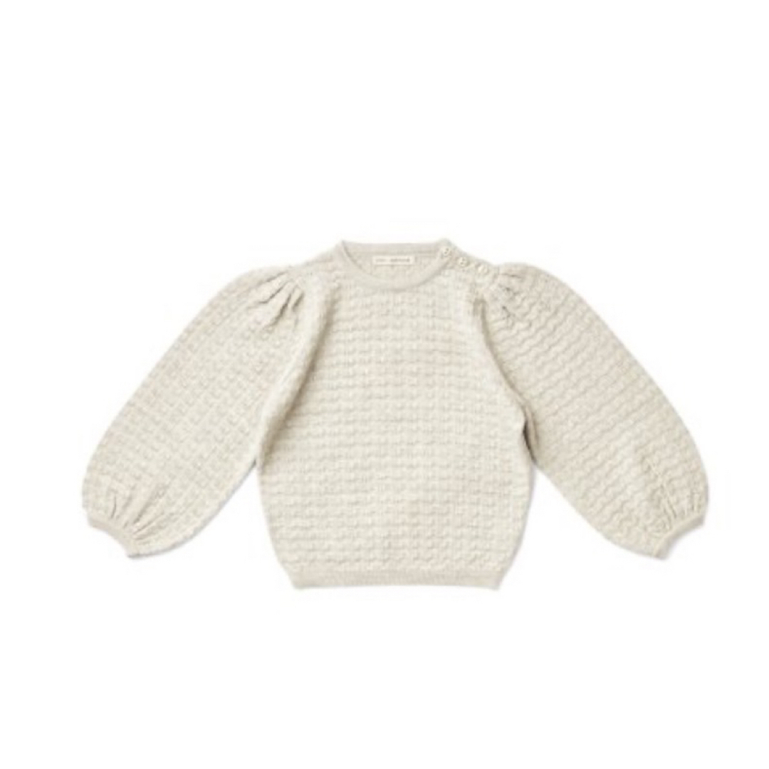 soor ploom agnes sweater  linen / 6Y