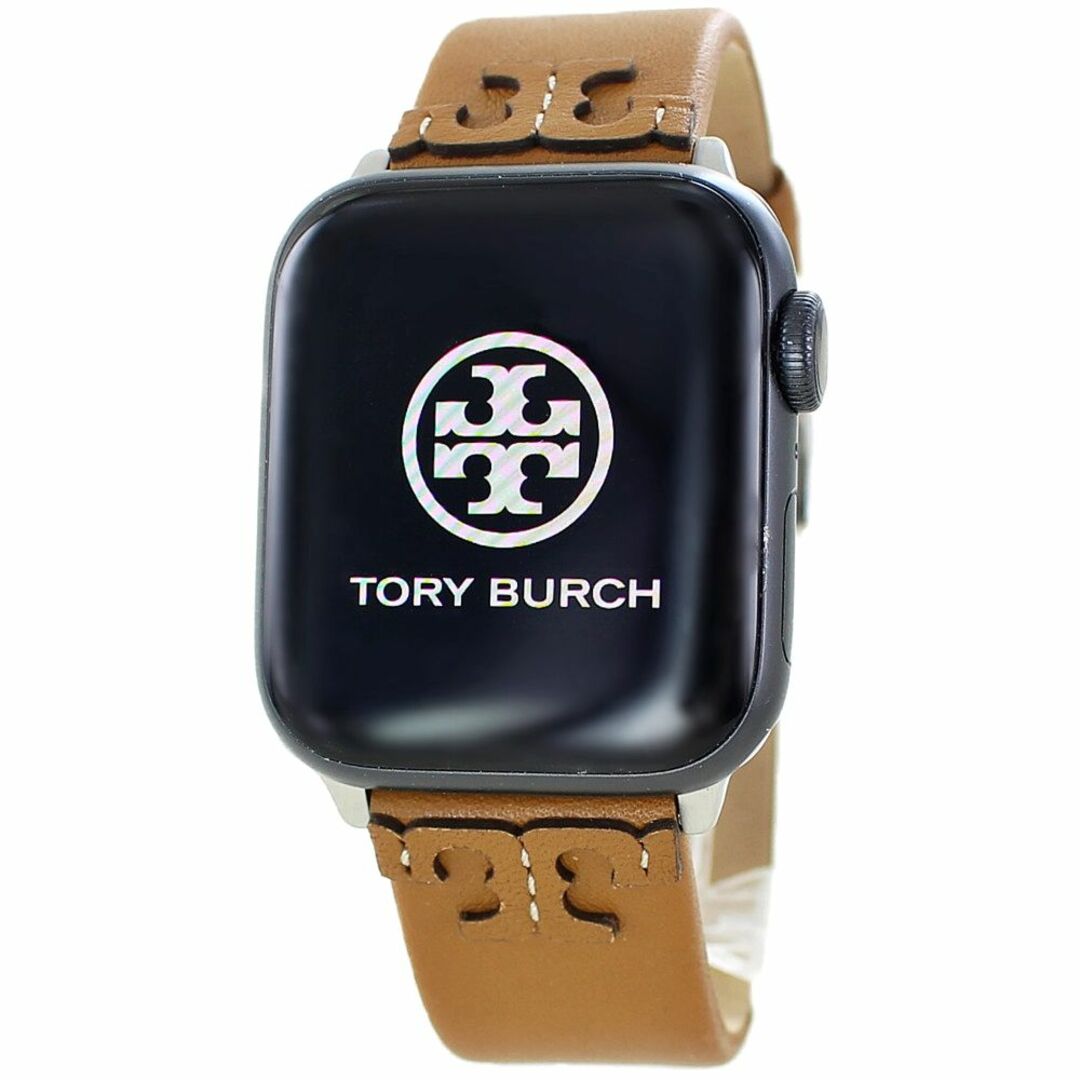 Tory Burch(トリーバーチ)のトリーバーチ アップルウォッチ バンド レディース おしゃれ かわいい レザー Series 8 7 SE アップルウォッチベルト 交換バンド 着せ替え Apple Watch strap 38mm 40mm 41mm ベルト 彼女 誕生日 プレゼント おすすめ ギフト レディースのファッション小物(腕時計)の商品写真