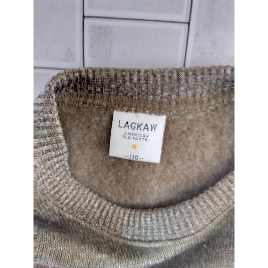 LAGKAW セーター　110cm キッズ/ベビー/マタニティのキッズ服男の子用(90cm~)(ニット)の商品写真