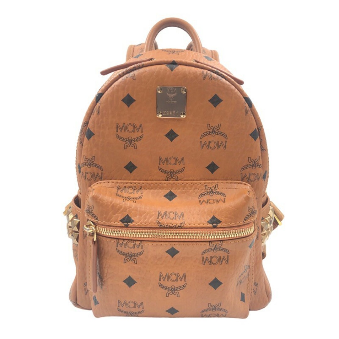 MCM - エム・シー・エム MCM スタッズ バックパック ナッパレザー