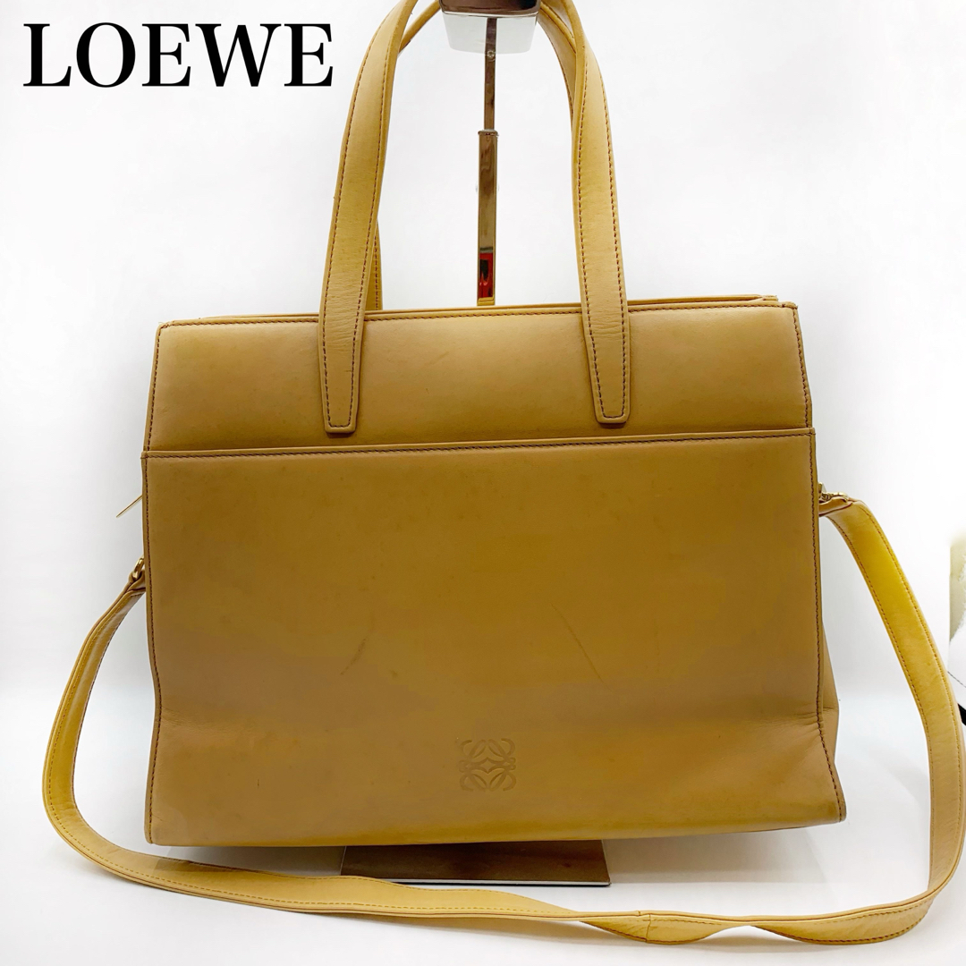 良品✨LOEWE ロエベ　2wayハンドバッグ　ショルダーバッグ  アナグラムKのLOEWE