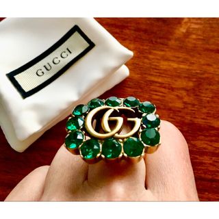 Gucci - 462 極美品 グッチ ゴースト リング 刻印 15 号 指輪 日本