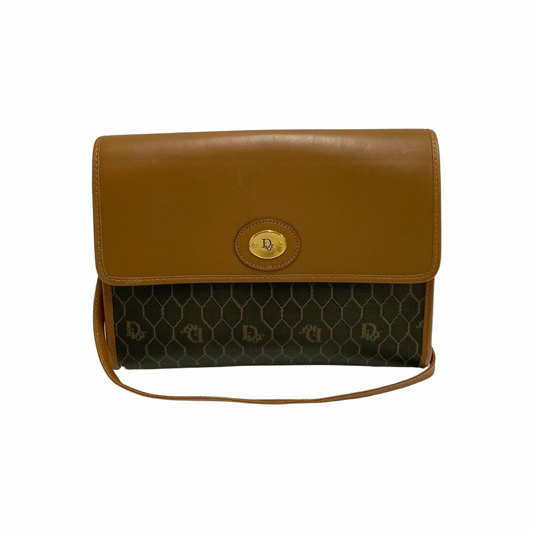 Dior - 極 美品 Christian Dior ディオール ハニカム 柄 ロゴ 金具