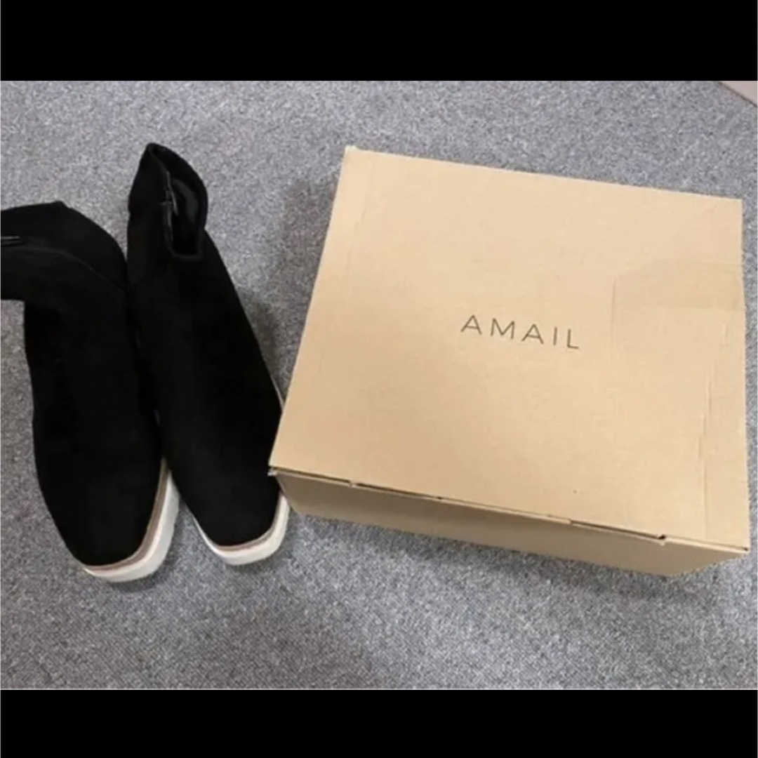 AMAIL(アマイル)のJagged gentle boots ブーツ ショートブーツ　アマイル レディースの靴/シューズ(ブーツ)の商品写真