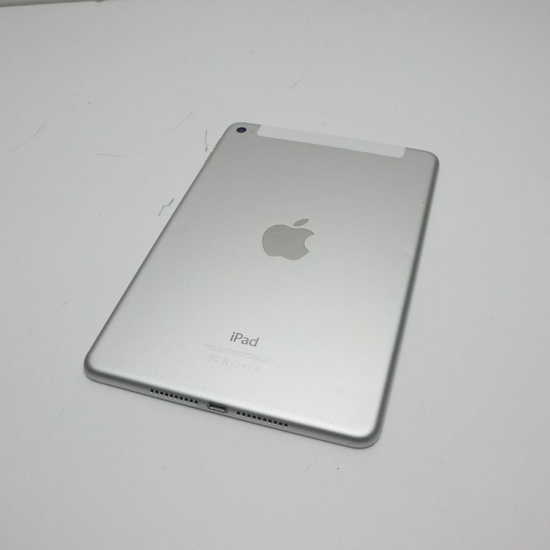 Apple(アップル)のSIMフリー iPad mini 4 128GB シルバー  M888 スマホ/家電/カメラのPC/タブレット(タブレット)の商品写真