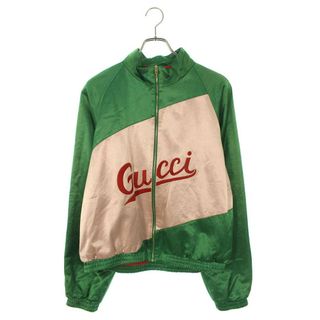 グッチ(Gucci)のグッチ  20AW  618900 ZAEOH ロゴ刺繍ジップアップブルゾン メンズ 48(ブルゾン)