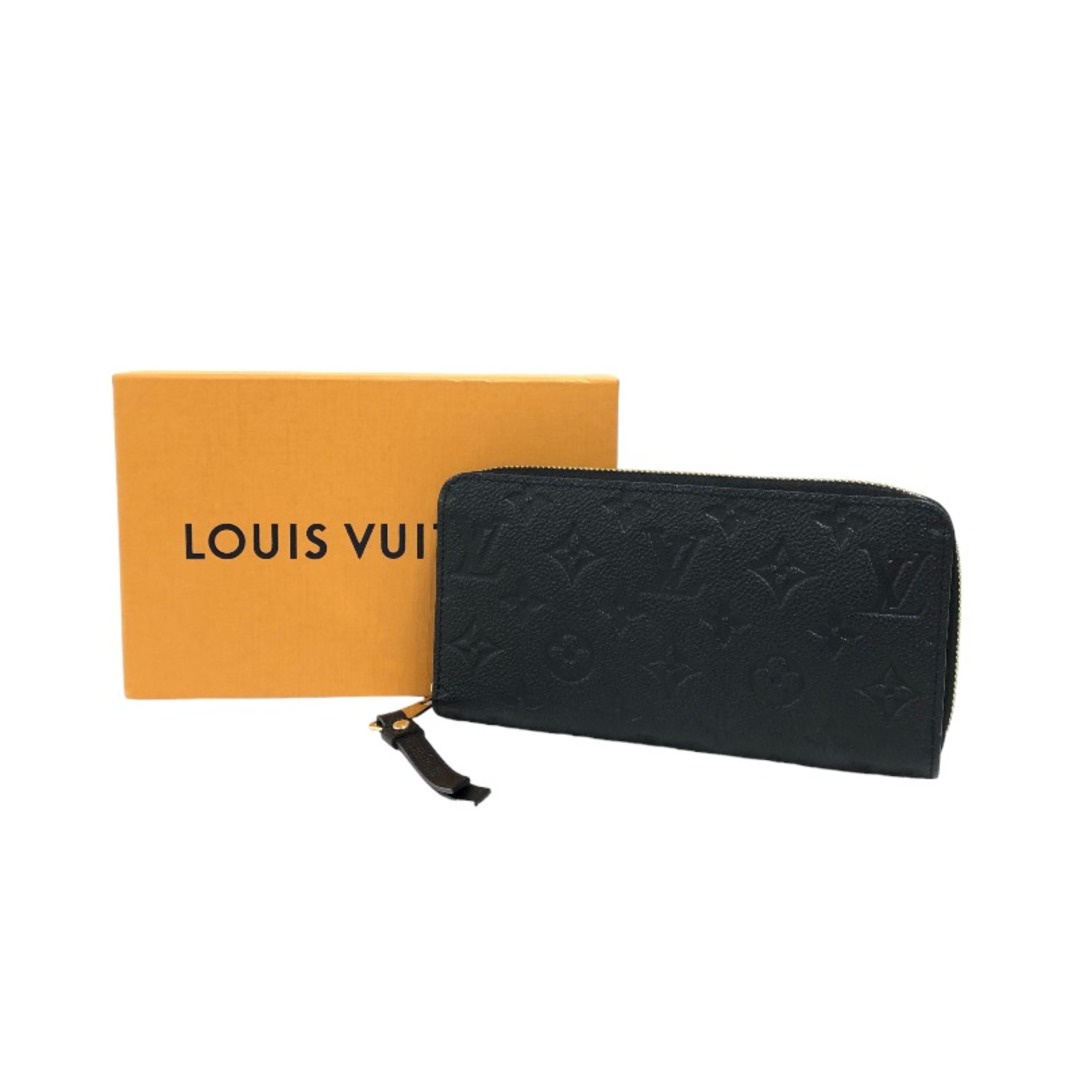 ルイ・ヴィトン LOUIS VUITTON ジッピーウォレット M61864 ノワール モノグラム アンプラント ユニセックス 長財布