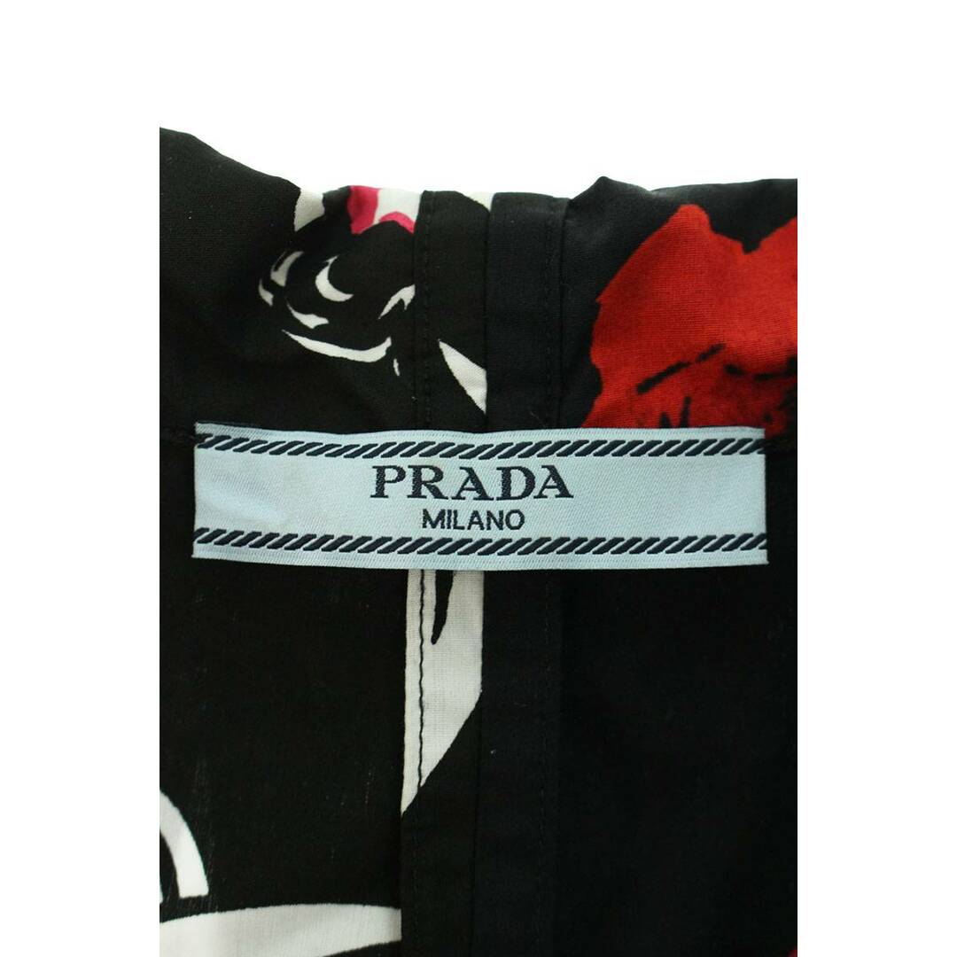 PRADA - プラダ P433BU コンビネーションプリント半袖シャツ メンズ 40