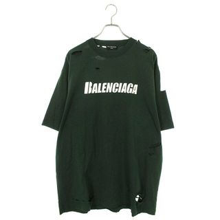 BALENCIAGA バレンシアガ Tシャツ・カットソー 46(XL位) 緑