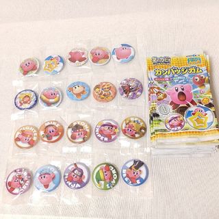 ニンテンドウ(任天堂)の全20種セット 星のカービィ トリプルデラックス カンバッジガム エンスカイ(バッジ/ピンバッジ)