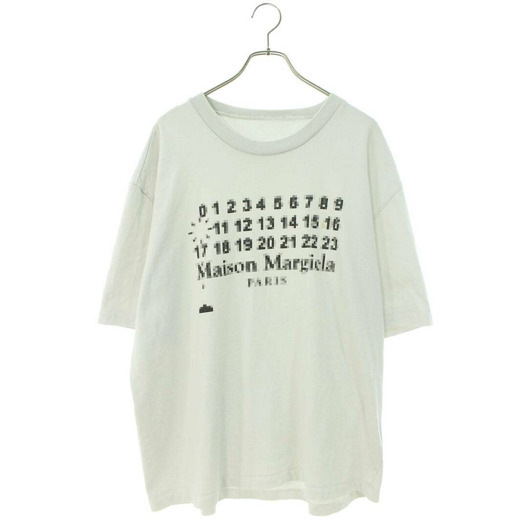 マルタンマルジェラ1  19AW  S30GC0673 インベーダーカレンダーロゴオーバーサイズTシャツ メンズ 44