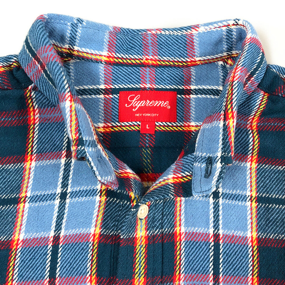 supreme Pullover Plaid Flannel Shirt