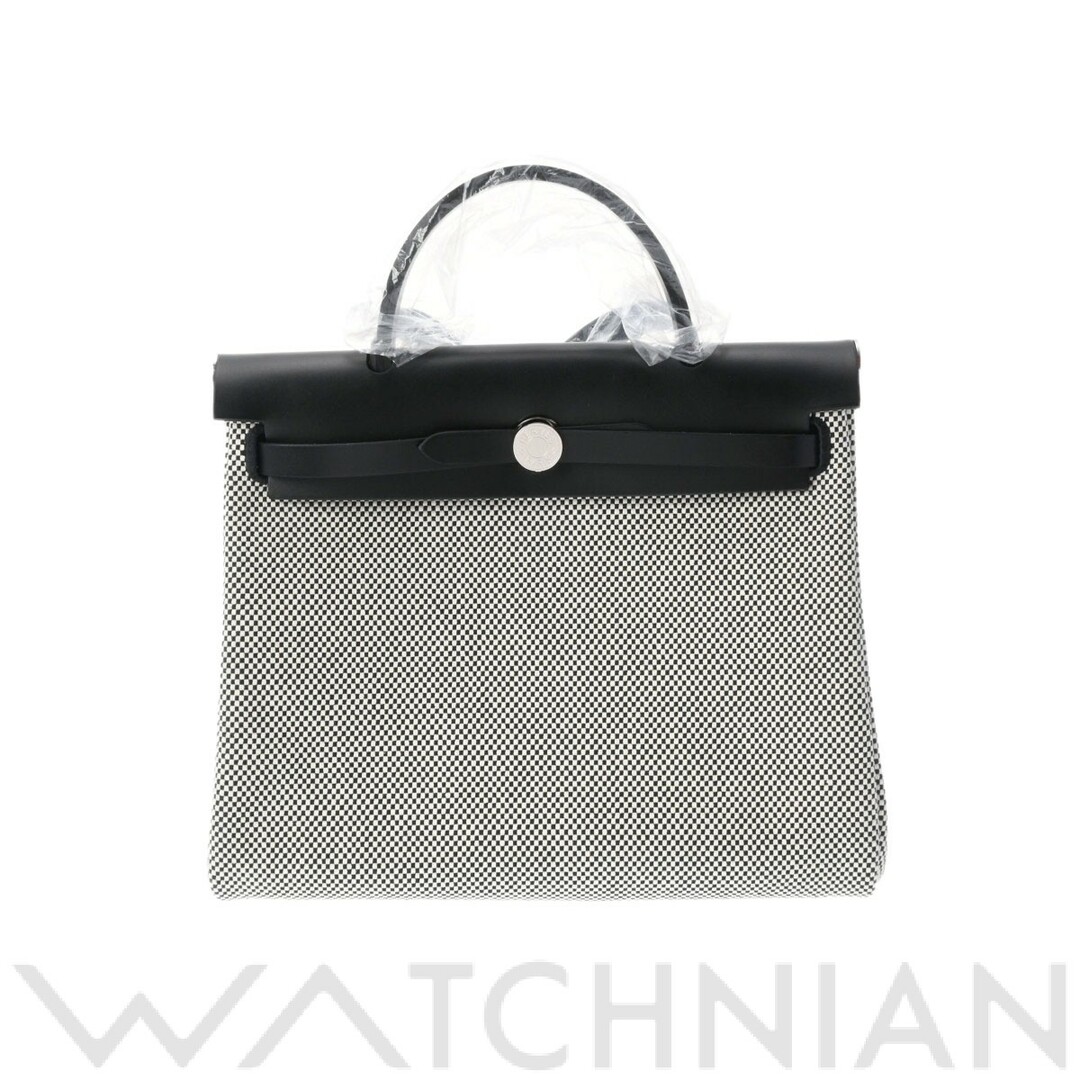 新品 エルメス HERMES レディース 2WAYバッグ ブラック/ホワイト /パラジウム金具 ヴァッシュハンター /トワルGM