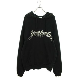 VETEMENTS 17A/W トリコロールロゴビッグサイズスウェットパーカー