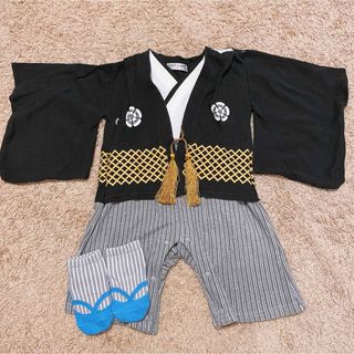 袴ロンパース 男の子 80(和服/着物)