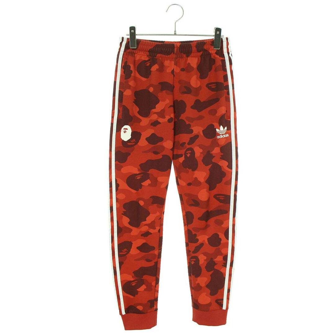 アベイシングエイプ  BAPE TRACK PANT カモ柄3サイドライントラックロングパンツ メンズ M