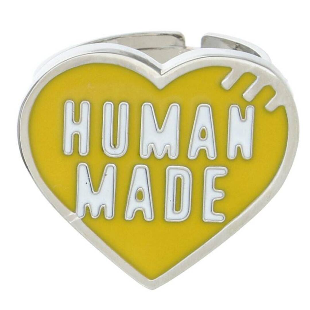 HUMAN MADE(ヒューマンメイド)のヒューマンメイド ハートモチーフロゴリング メンズ 15.5号 メンズのアクセサリー(リング(指輪))の商品写真