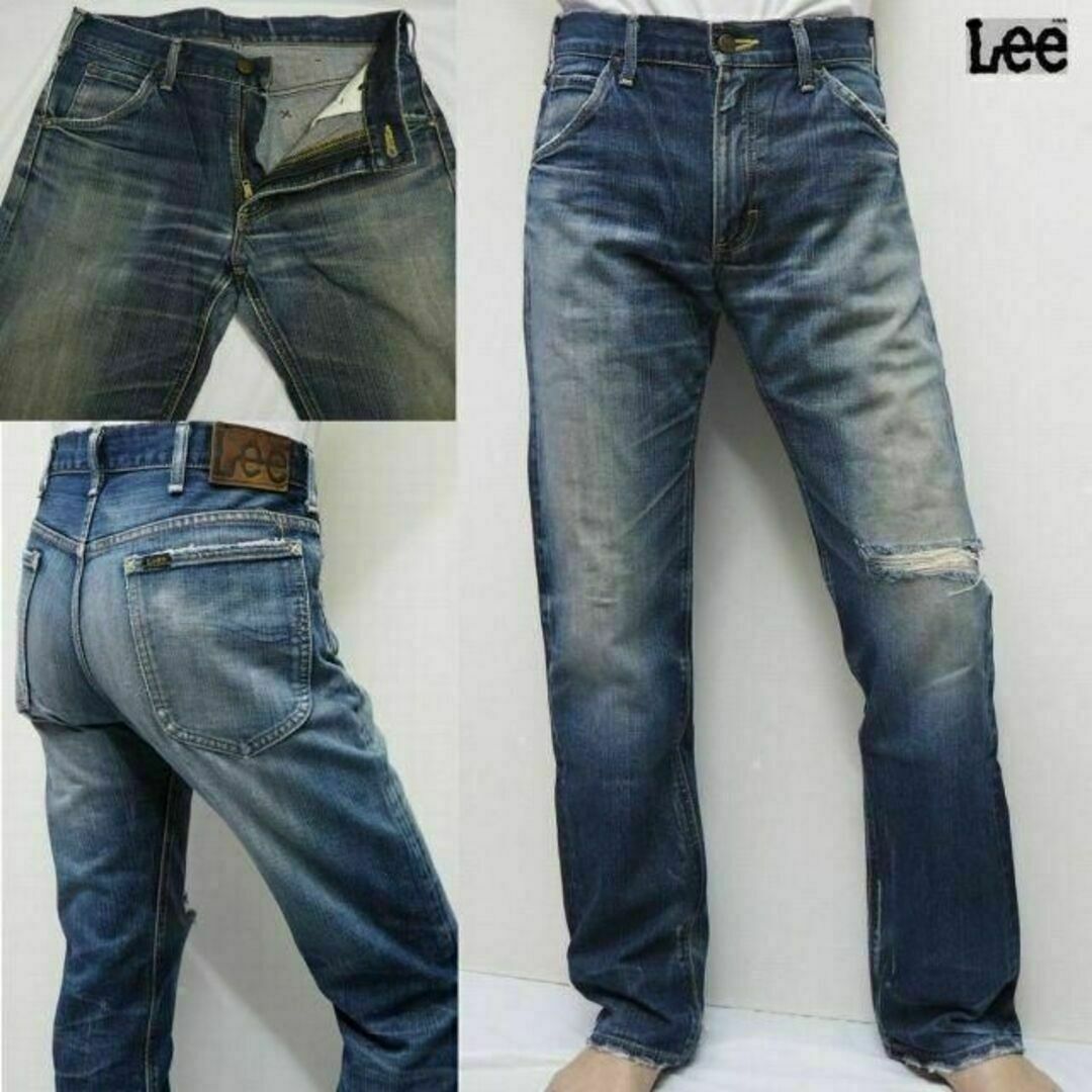 A8620■Lee RIDERS ライダース ユーズド加工 デニム パンツ 29