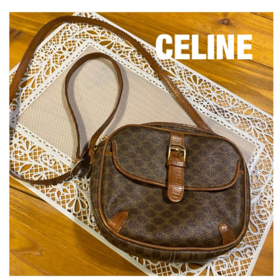 celine(セリーヌ)のCELINE セリーヌ ショルダーバッグ マカダム柄 レディースのバッグ(ショルダーバッグ)の商品写真