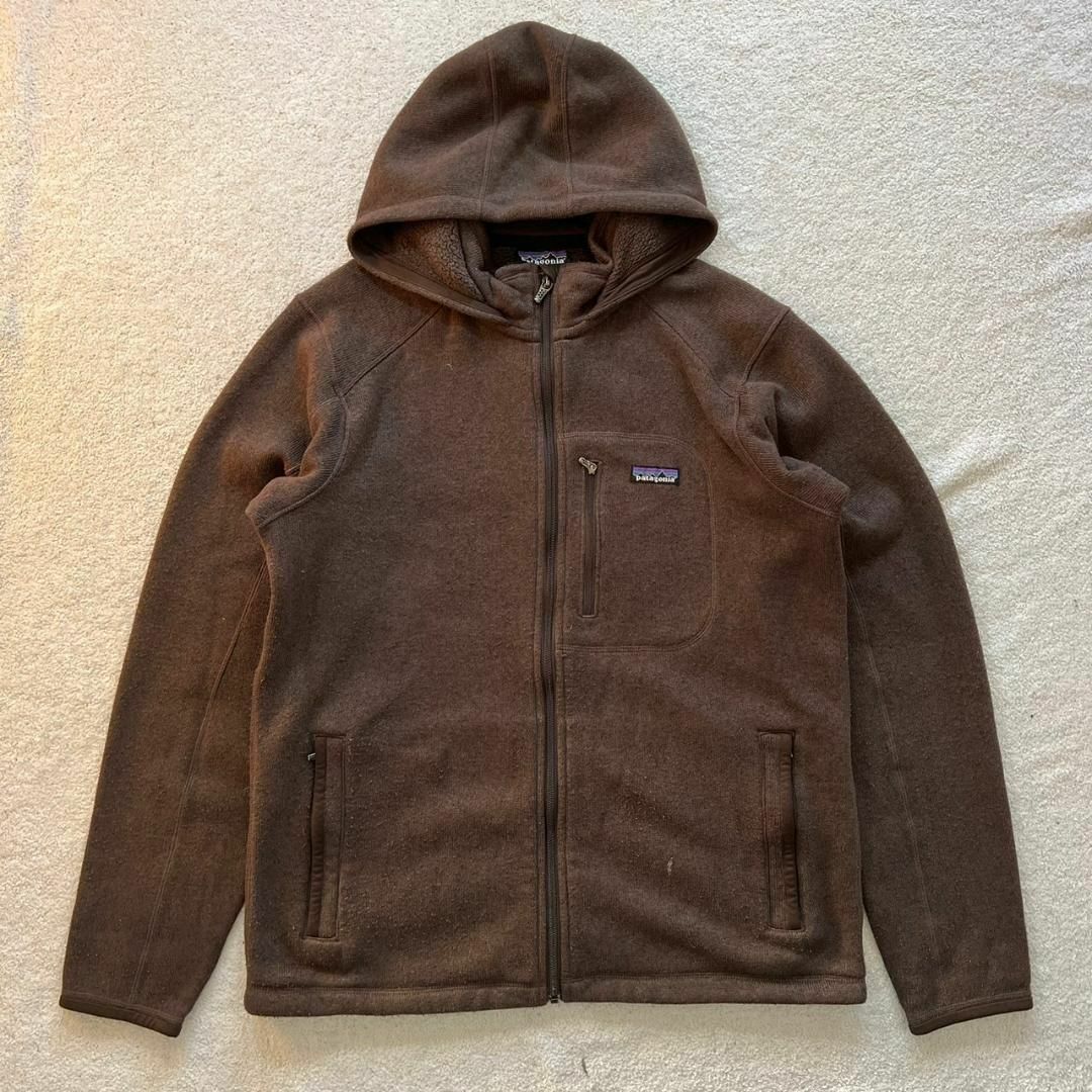 patagonia ヘナブラウン ベターセーターフーディ ジップパーカー