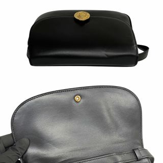 celine - 極 美品 希少品 CELINE セリーヌ ロゴ 金具 カーフレザー 本 