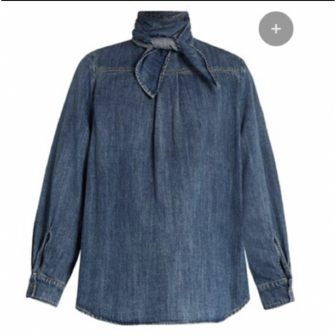 Chloe - 極美品 クロエ Chloe 梨花さん着用 デニム スカーフ Chloe - 極美品 クロエ Chloe 梨花さん着用 デニム スカーフ