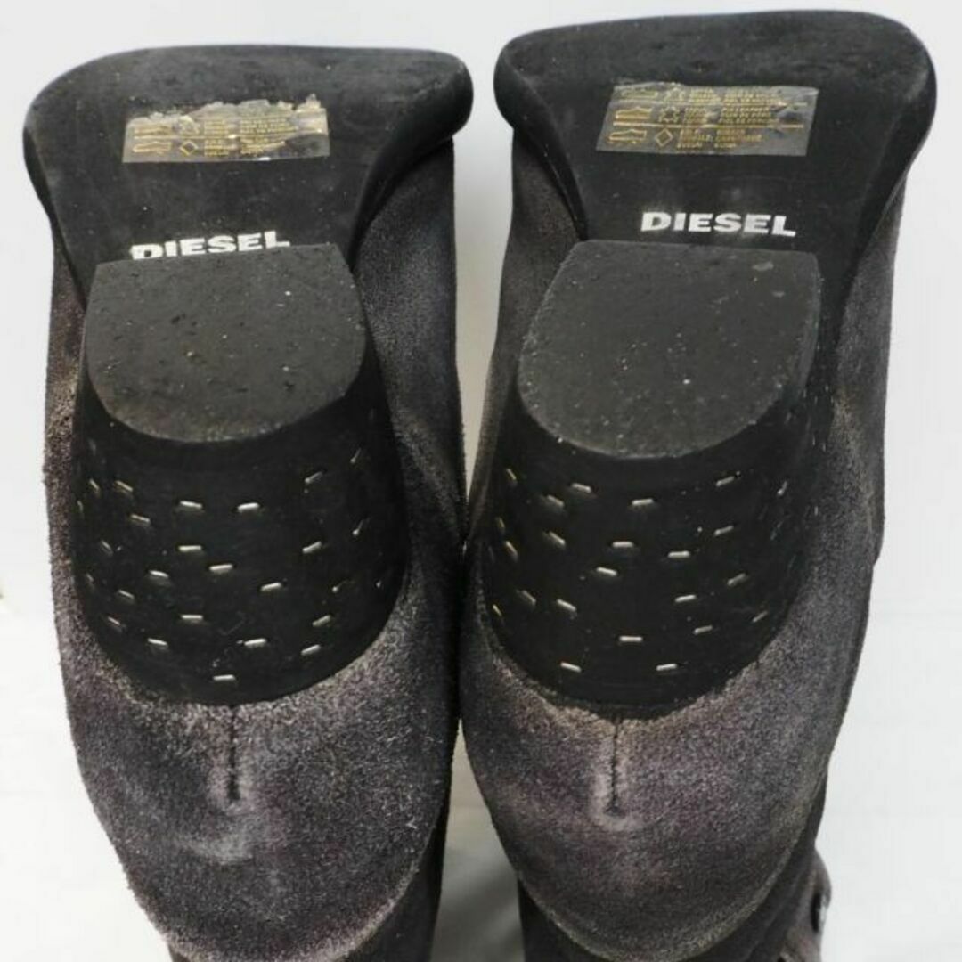 DIESEL PECOS BOOTS スエード ペコスブーツ 23cm グレー