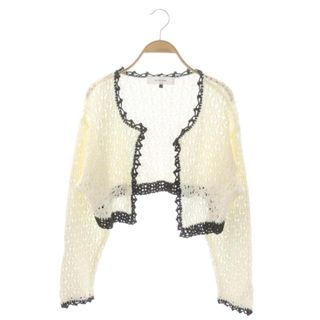 ルシェルブルー(LE CIEL BLEU)のルシェルブルー 23SS Lace Trimmed Knit Bolero(カーディガン)