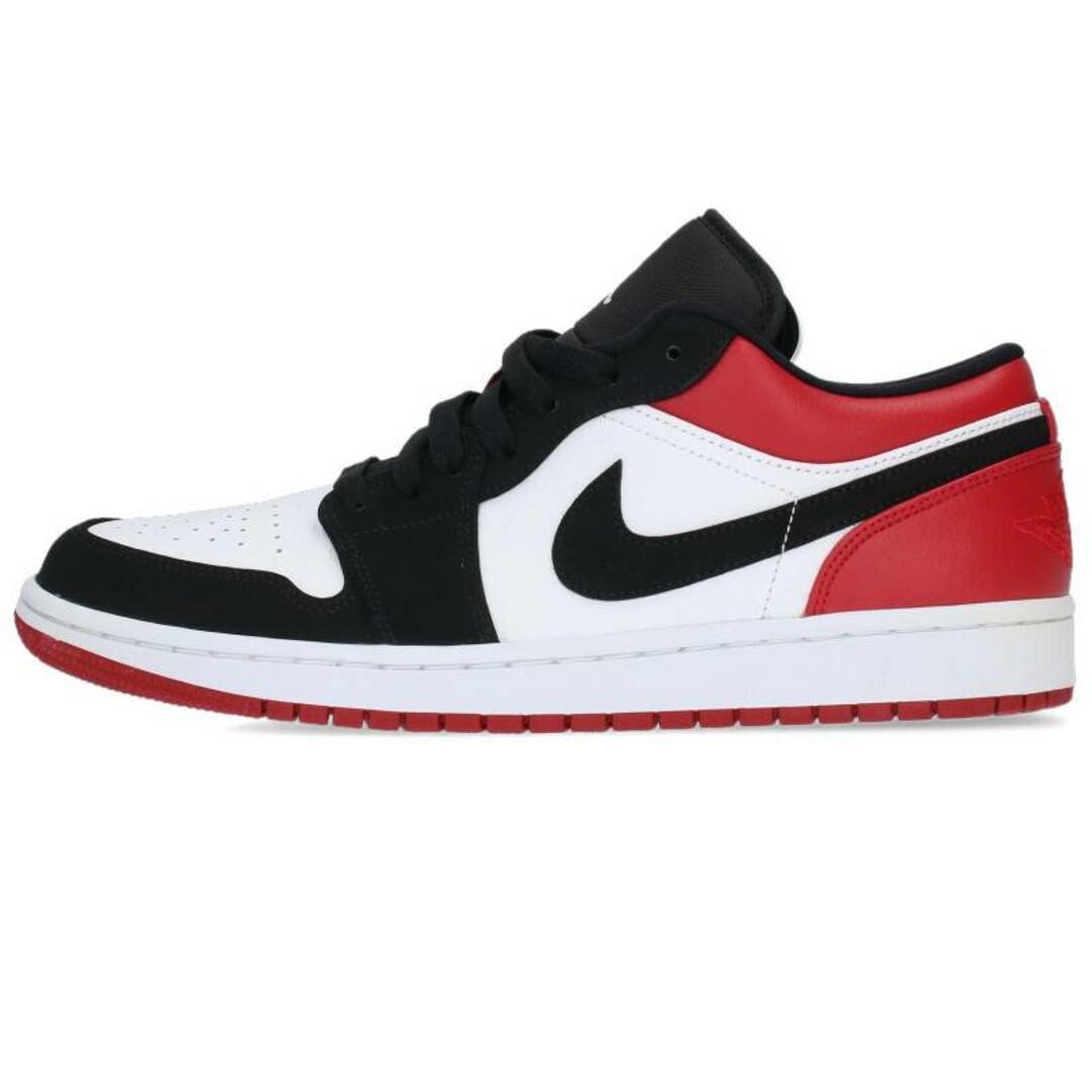 ナイキ  AIR JORDAN 1 LOW  BLACK TOE 553558-116 エアジョーダン1ロウ ブラックトゥスニーカー メンズ 28cm