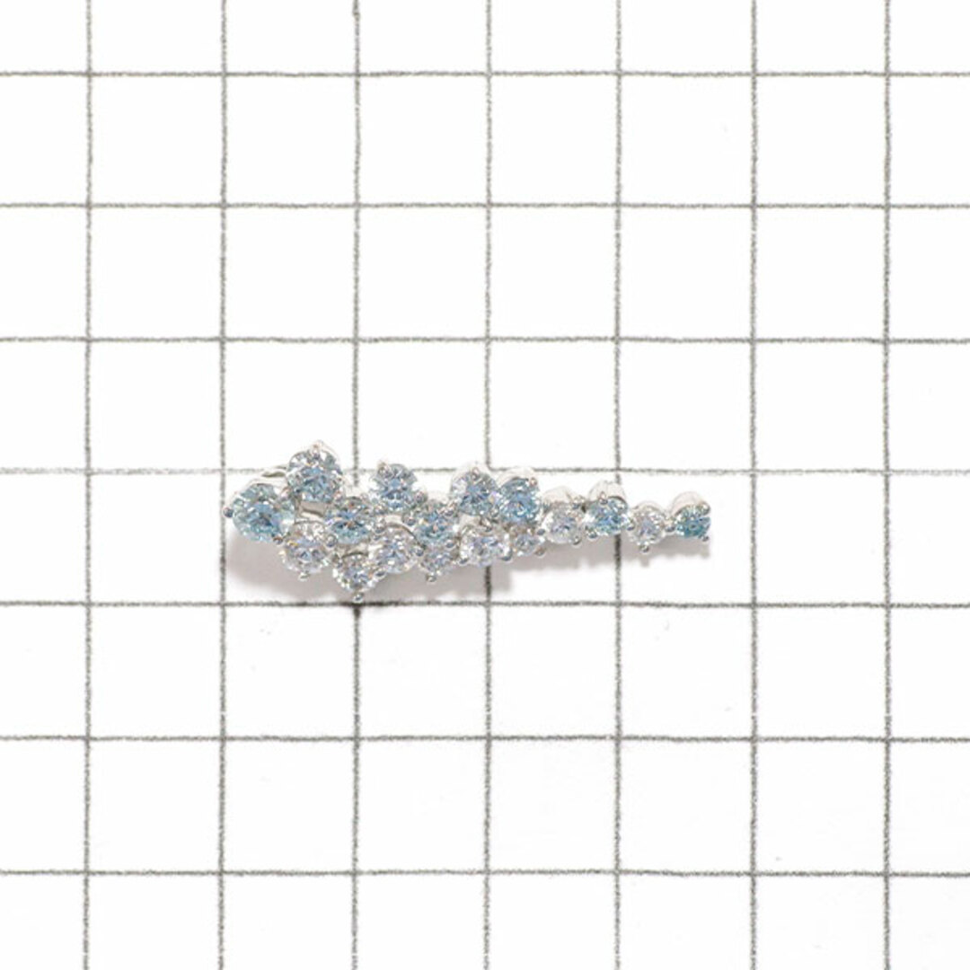 Pt950 アイスブルーダイヤ ダイヤモンド ペンダントトップ 0.353ct FGB VS2 / 0.271ct E SI2 VG / D2.31ct