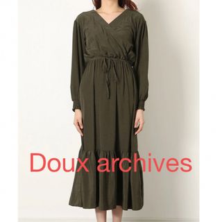 ドゥアルシーヴ(Doux archives)のDOUX ARCHIVES ティアードワンピース　未使用品(ロングワンピース/マキシワンピース)