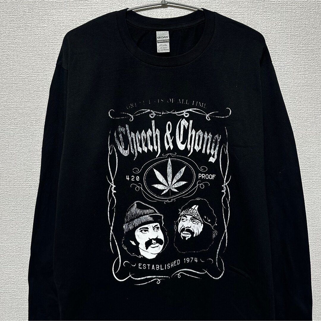 CHEECH & CHONG ロンT ロング Tシャツ 黒