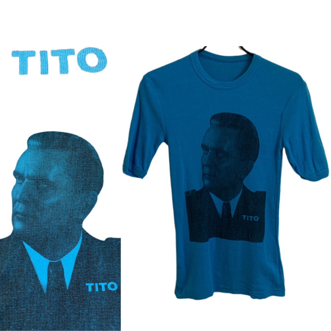 VINTAGE ヴィンテージ TITO ヨシップブロズ チトー プリントTシャツ