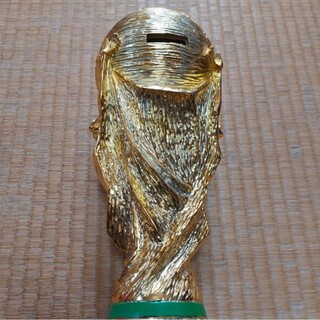 サッカー日本代表ワールドカップトロフィー貯金箱(応援グッズ)