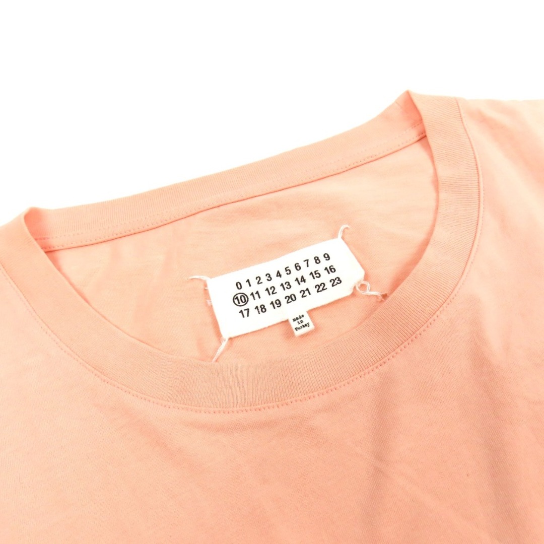 極美品 MARTIN MARGIELA マルタンマルジェラ 服 トップス L 半袖Ｔシャツ コットン ピンク