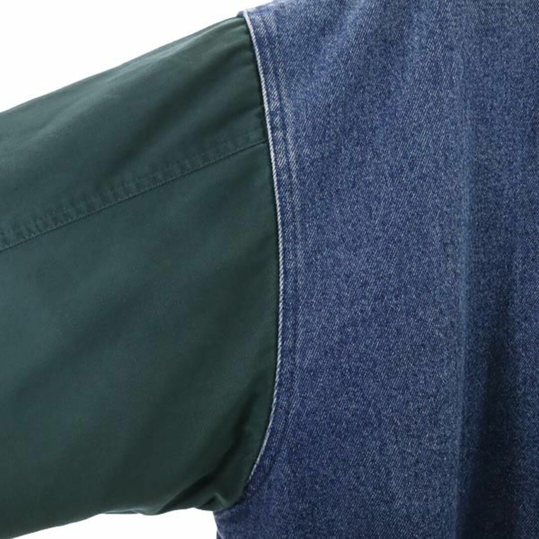 YUKON TRAIL 90s オールド 中綿 デニムジャケット XXL ブルー×グリーン
