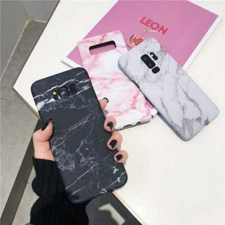 ★大理石 ギャラクシーgalaxys9/s10用 ケース★(Androidケース)