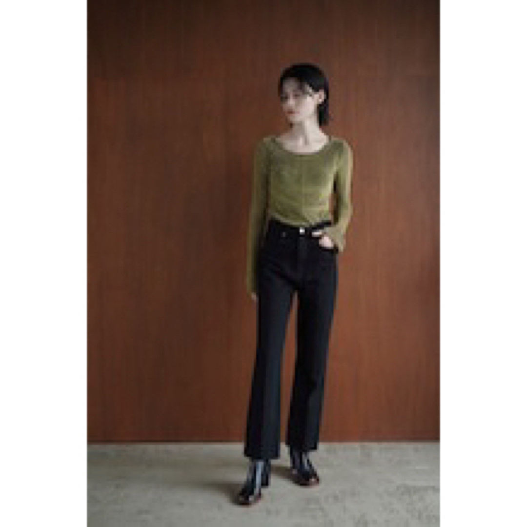 CLANE(クラネ)のCLANE（クラネ）/ TULLE FLOCKY LADY TOPS レディースのトップス(カットソー(長袖/七分))の商品写真