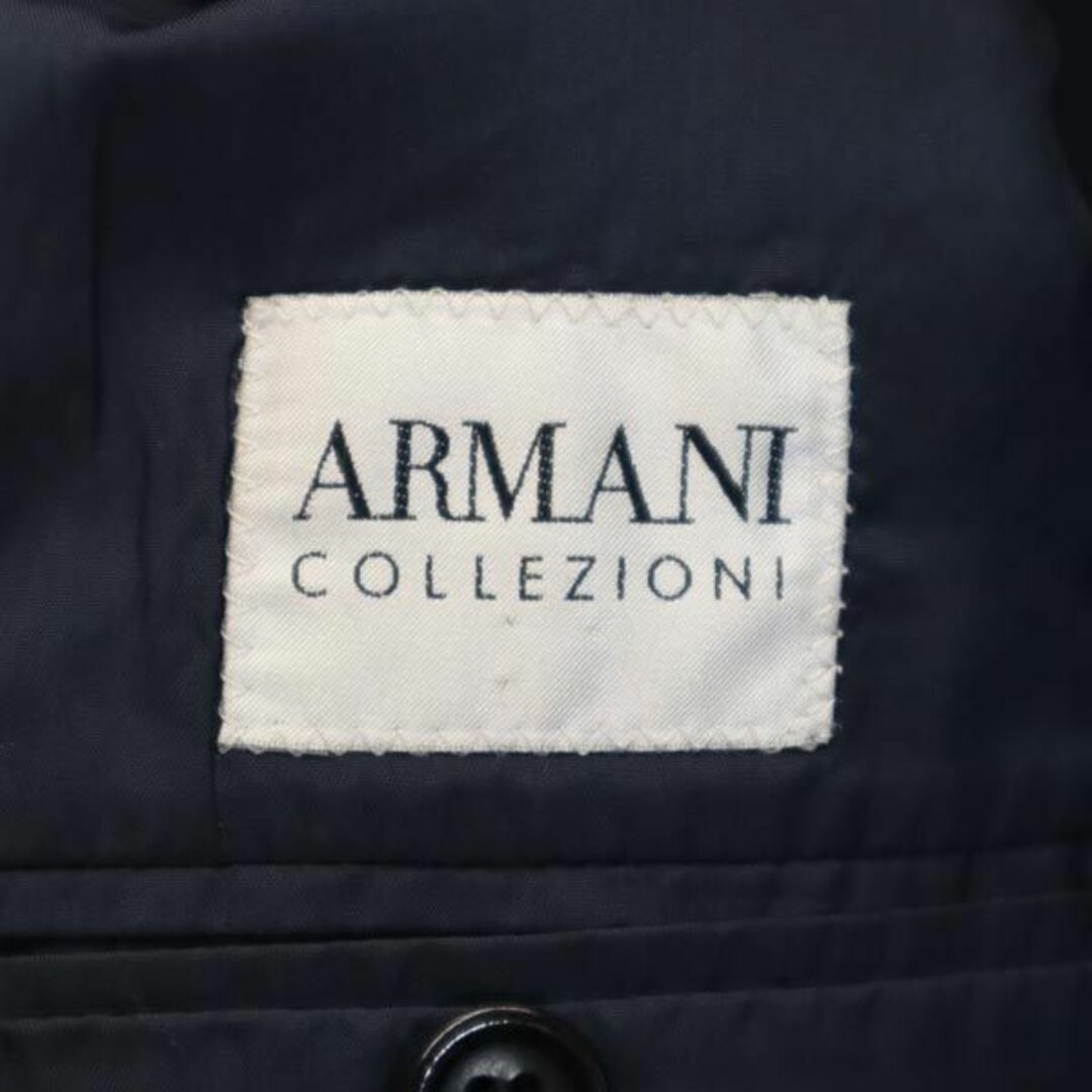 アルマーニ コレツィオーニ セットアップ スーツ 濃紺 ARMANI COLLEZIONI テーラードジャケット ロングパンツ メンズ   【231013】