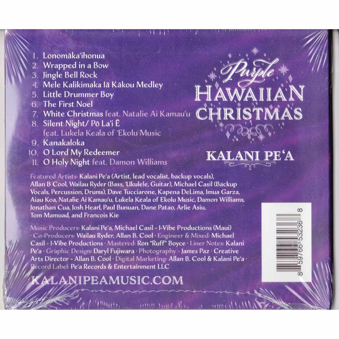 新品 カラニ・ペア★Purple HAWAIIAN CHRISTMAS エンタメ/ホビーのCD(ワールドミュージック)の商品写真