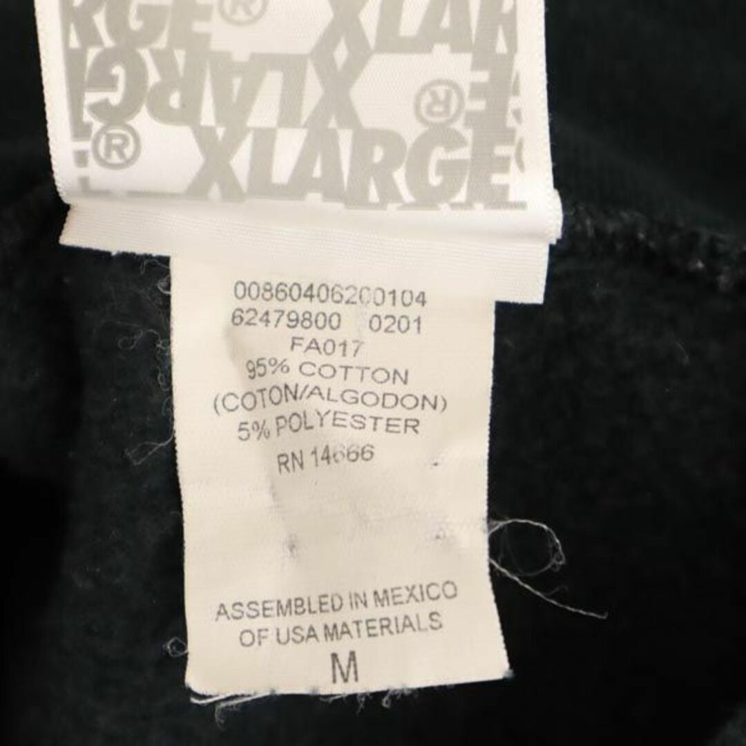 XLARGE - エクストララージ プリント スウェットパーカー M ブラック