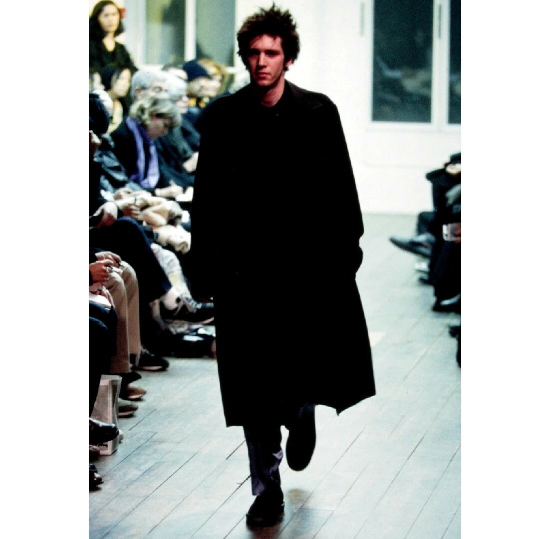 00aw Yohji Yamamoto Pour homme ウールフラノコートチェスターコート