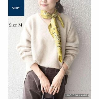 シップス(SHIPS)の【美品】シップス　フォックス100% 上質ニット　サイズF(ニット/セーター)