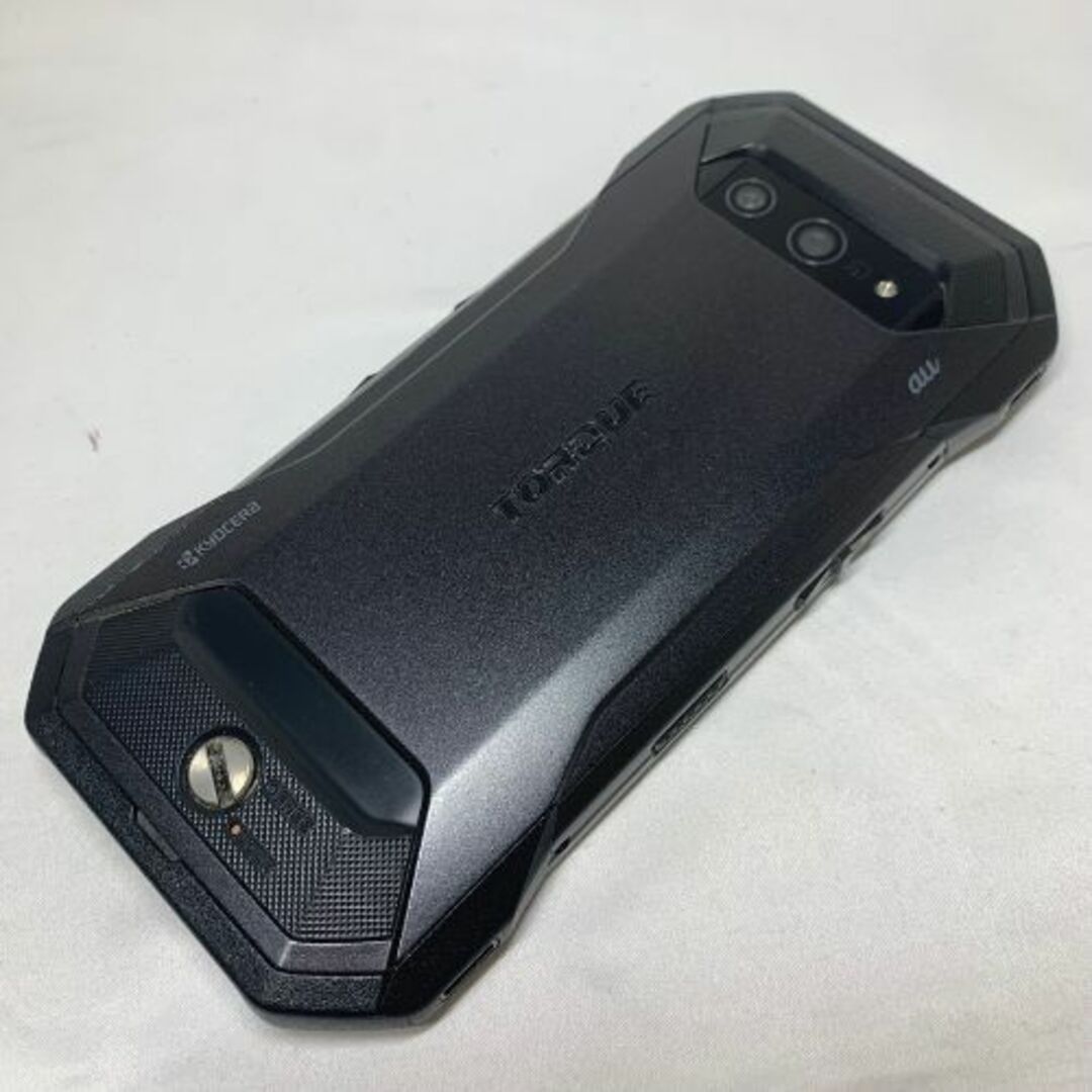 京セラ(キョウセラ)の【中古品】TORQUE 5G au   KYG01 ブラック  スマホ/家電/カメラのスマートフォン/携帯電話(スマートフォン本体)の商品写真