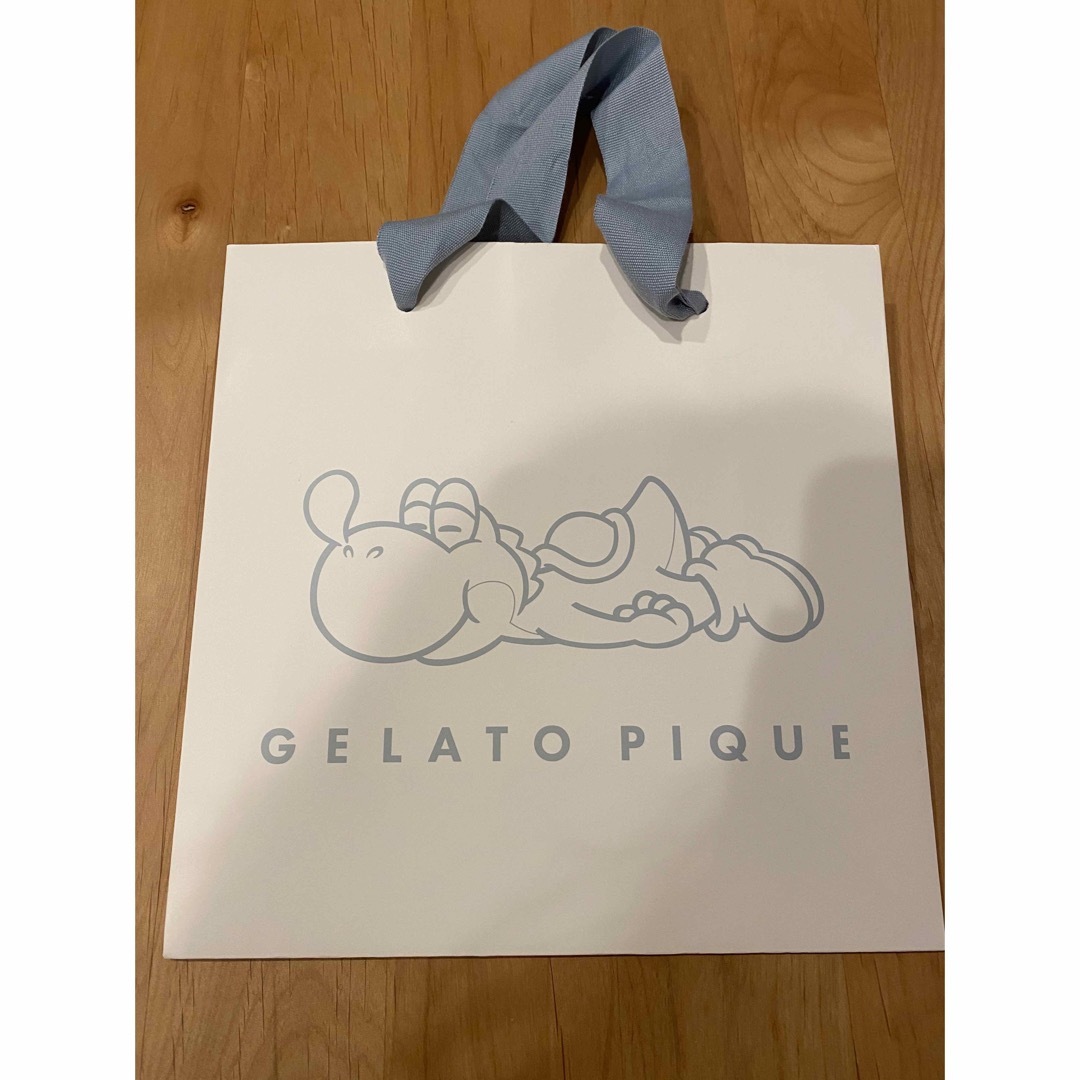 gelato pique(ジェラートピケ)のgelato pique　ジェラートピケ　紙袋　ショップ袋　マリオコラボ レディースのバッグ(ショップ袋)の商品写真