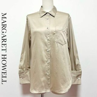 マーガレットハウエル(MARGARET HOWELL)のMARGARET HOWELL マーガレットハウエル ダブルカフスシャツブラウス(シャツ/ブラウス(長袖/七分))