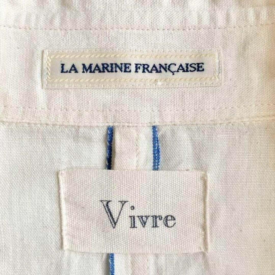 LA MARINE FRANCAISE(マリンフランセーズ)のLA MARINE FRANCAISE Vivre ロングコットンシャツ レディースのトップス(シャツ/ブラウス(長袖/七分))の商品写真