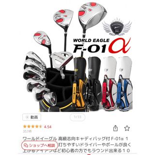 WORLD EAGLE - ワールドイーグル レディースクラブ ゴルフセット 10本 ...